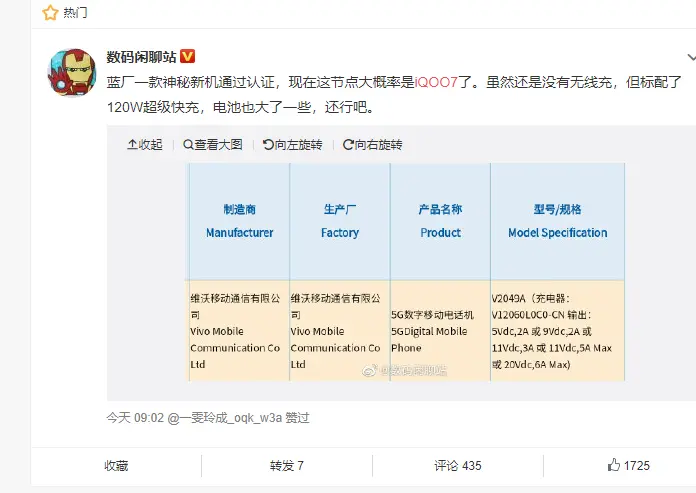 iQOO新品旗舰入网搅局，骁龙888＋120W快充，小米11要小心了！