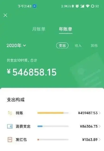 微信年度账单刷屏，支付宝也能查了！看看你今年有多“凡尔赛”？