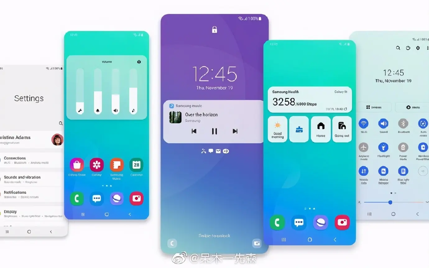 三星Android11全面升级，OneUI 3截图让你知更多