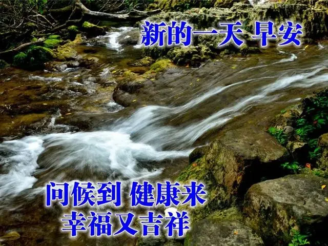 一路温暖的早安心语问候 幸福又吉祥的早上好图片