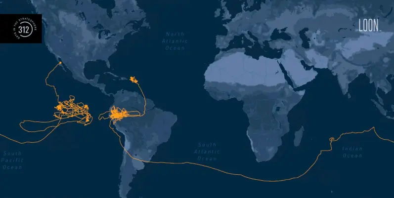 312天！loon气球创造持续飞行新纪录
