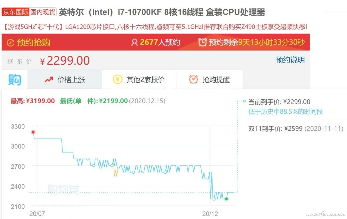 降位攻击 i7-10700KF值不值