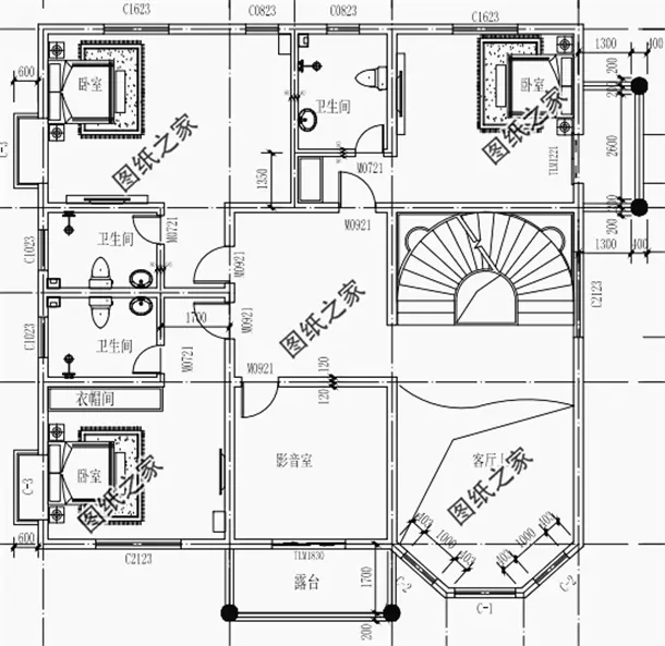 农村自建房三层设计图片，复式格局最受欢迎，看看有没有适合你的