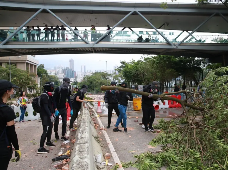 “港独”反扑，港中大是非不分