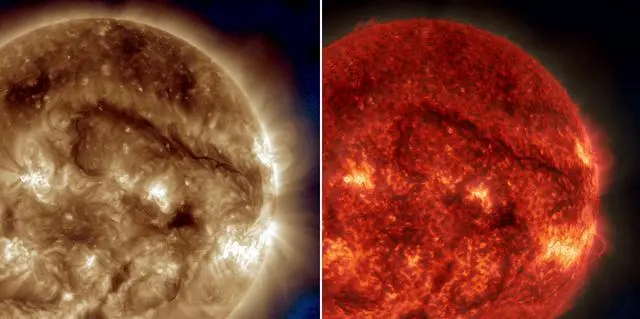 这是1.5亿公里外，太阳的真实表面影像，每一块都堪比一个青海省