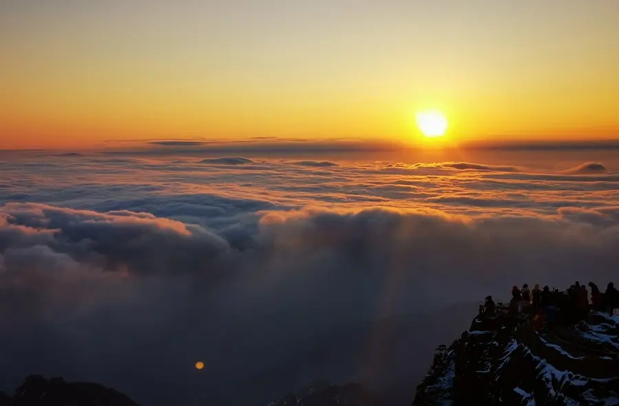 黄山迎来冬日颜值巅峰