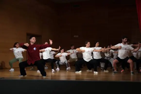 太极拳成中医药大学生“必修课” 留学生也要练Taichi