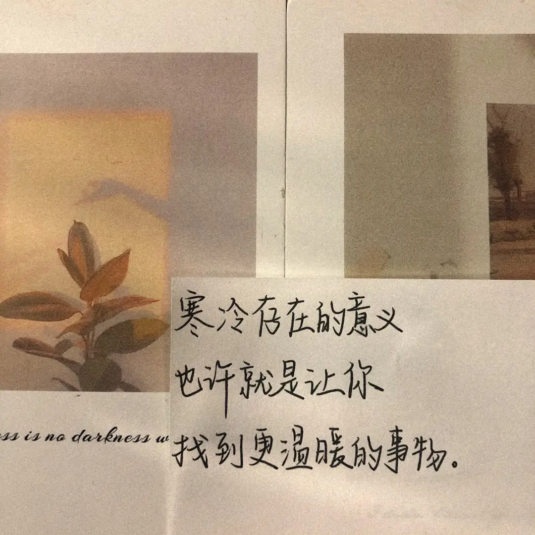 满是遗憾的干净文案