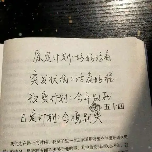 夹杂着心酸让人红了眼的文案