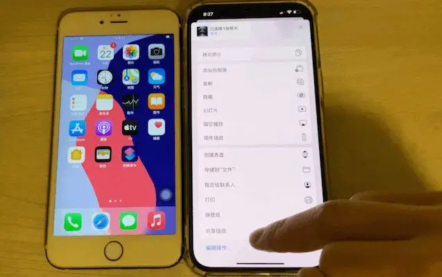 iOS 14.3 多台iPhone同时设壁纸，超级炫酷