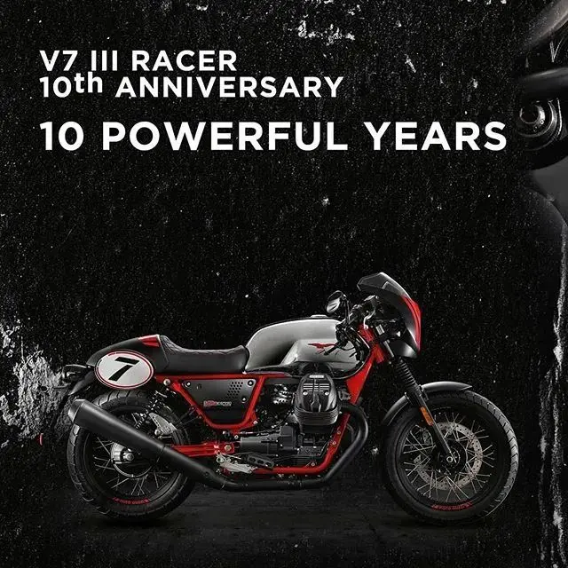 特别版新车致敬经典：V7 III Racer 10周年特别版上市