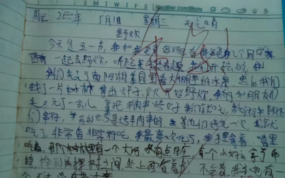 小学生“狂草”字体曝光，字迹洒脱奔放，阅卷老师看了想打人