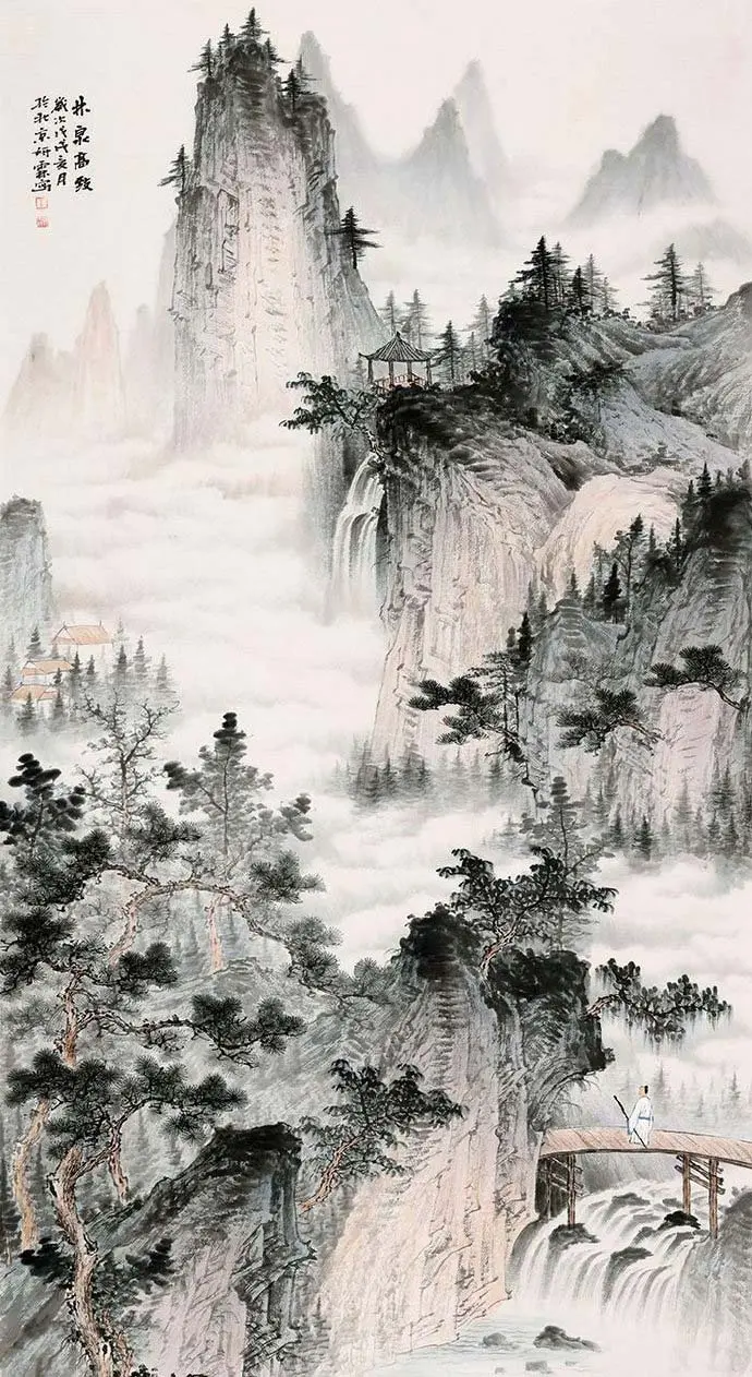 胸涵天地，气象万千——李佩锦山水画作品欣赏（图）