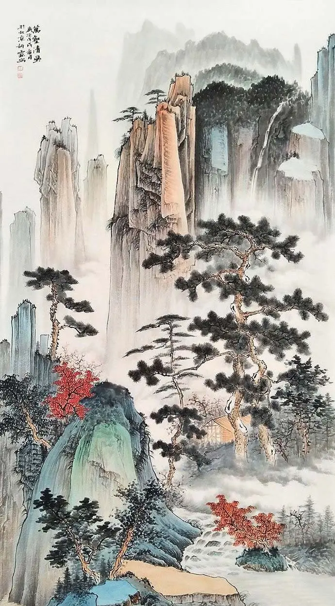 胸涵天地，气象万千——李佩锦山水画作品欣赏（图）