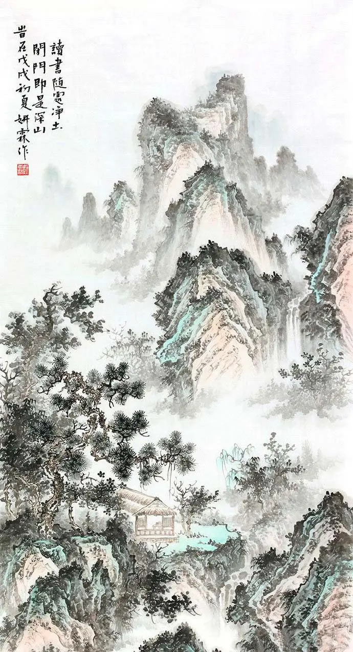 胸涵天地，气象万千——李佩锦山水画作品欣赏（图）