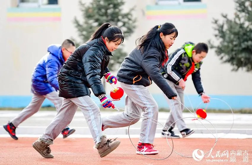 传统体育运动会 童心快乐迎新年