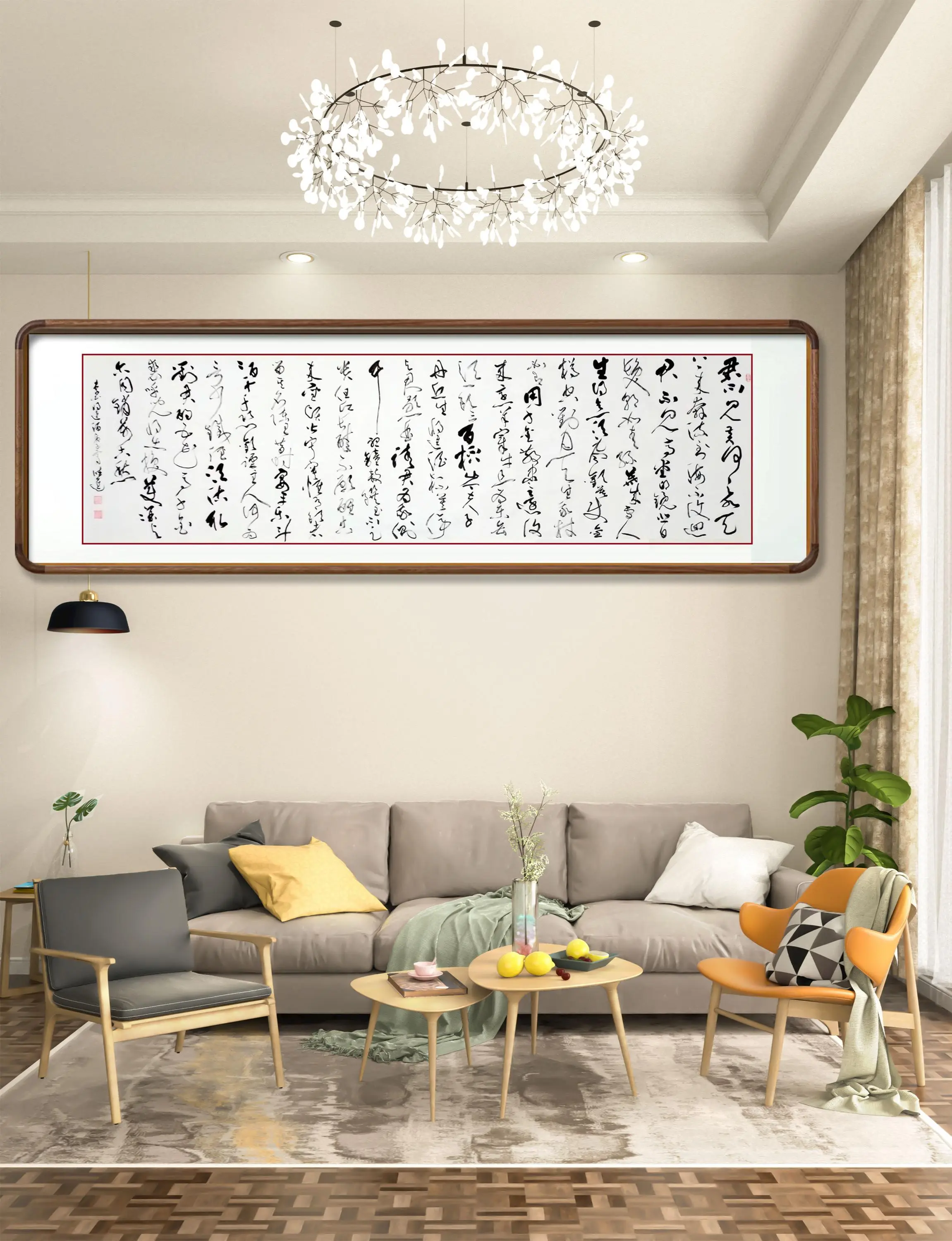 《将进酒》创作可大可小，关键要适合空间布局（书法：张德进）
