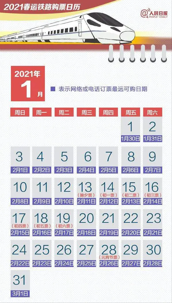 2021春运首日火车票12月30日开抢！拼网速的时候到了