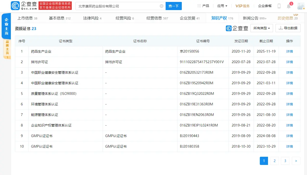 康辰药业公告：主要产品“苏灵”被纳入《国家医保目录》