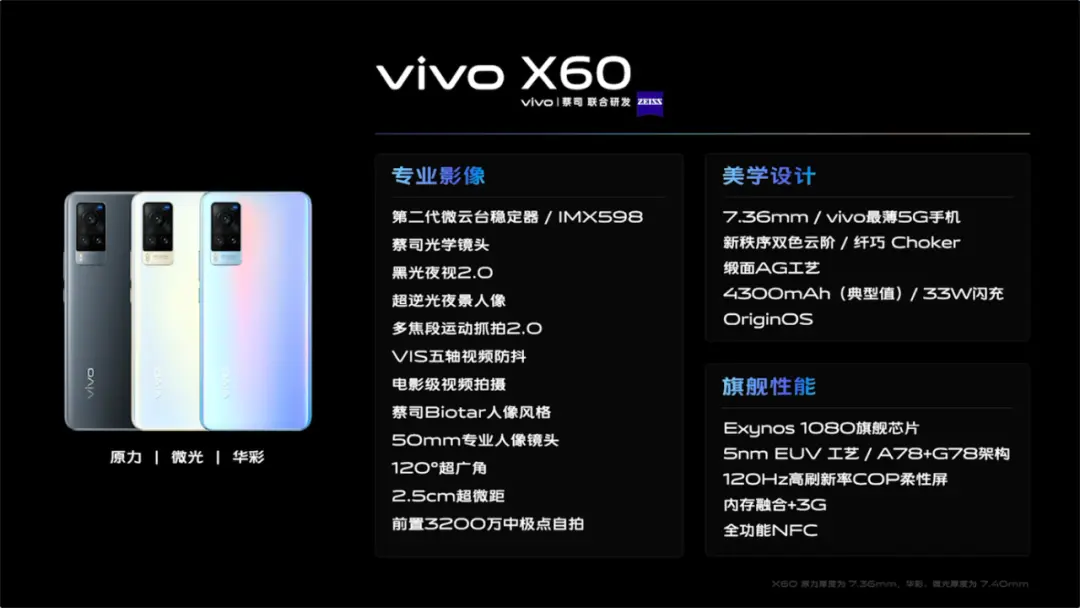 携手三星、蔡司，vivo影像旗舰X60系列彰显个性