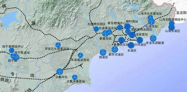 秦皇岛市综合交通规划包括有轨电车线路3条，线路总长度76公里