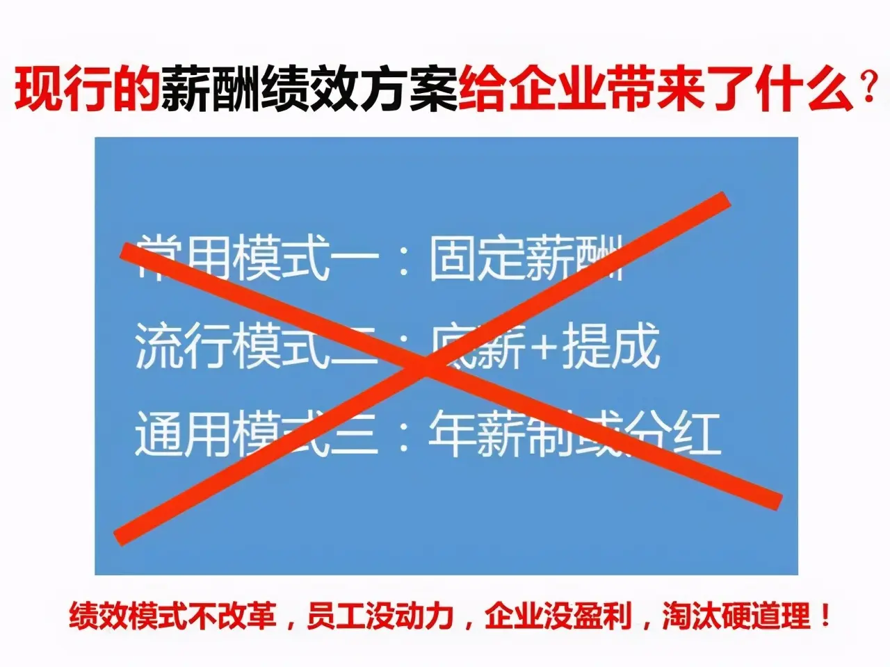 作为领导，给员工发钱是必须的，企业都在用的薪酬激励模式