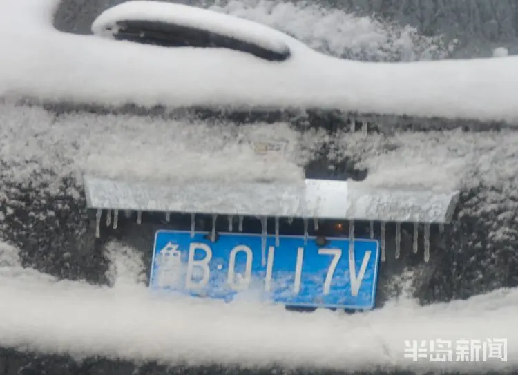 雪后岛城 身边皆景