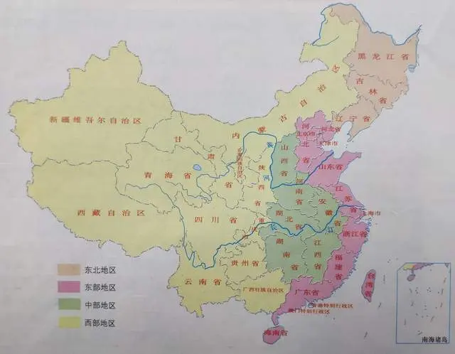 我们常说的“西部地区”和“西北地区”，分别包括哪些地区？