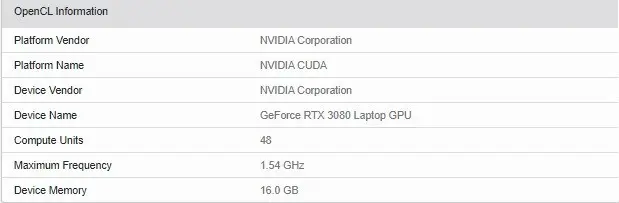 华硕搭载RTX 3080笔记本曝光