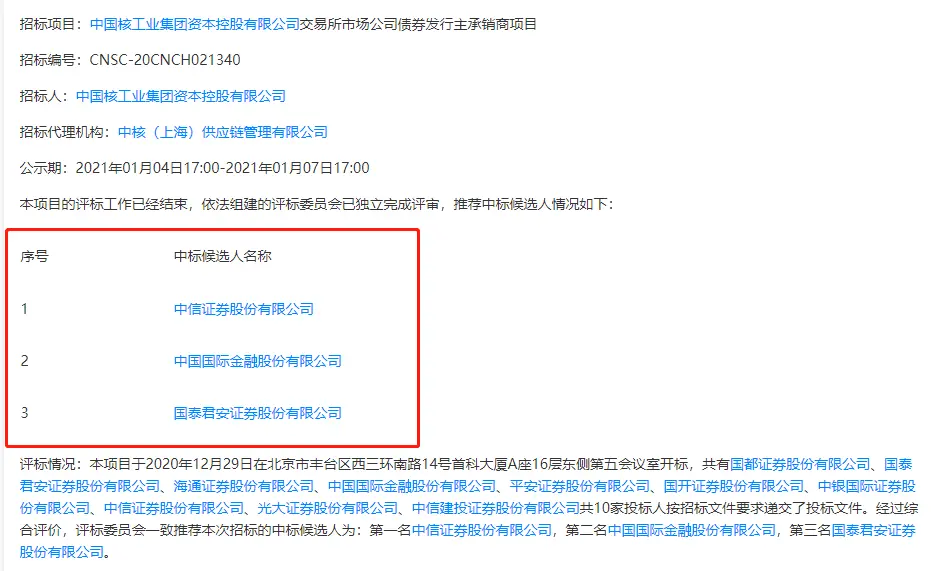 顶风作案？两央企公司债招标，又见投行“竞折腰”！开出0.007％“骨折价”，不拿协会当监管？业务规范刚下发