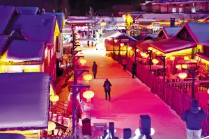 旅游达人：拍摄冰雪出特辑 为温暖东北发声