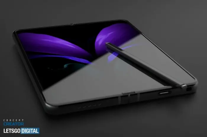 三星Galaxy Z Fold 3高清渲染图曝光