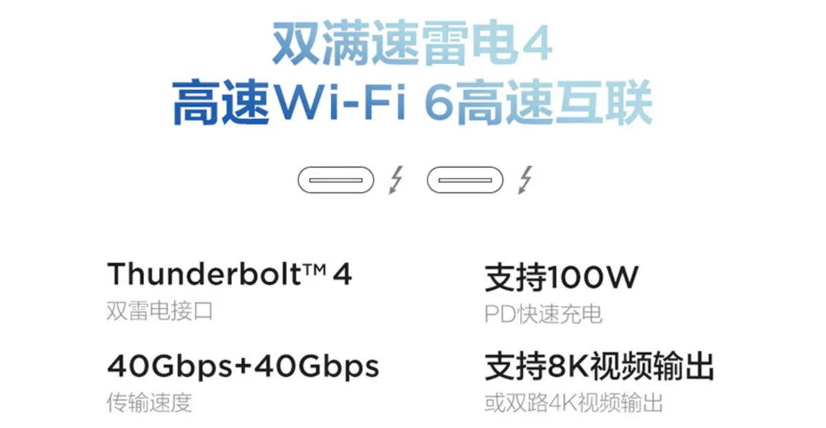 双雷电4接口加持，联想小新Pro14充电和拓展评测