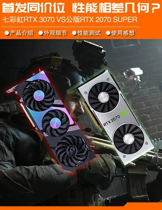 七彩虹3070显卡评测：比同价位2070S提升多少