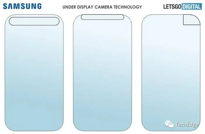三星又一屏下摄像头技术专利曝光：要和打孔说再见