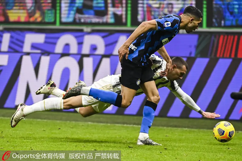 意甲-C罗进球被吹比达尔破门 国米2-0尤文