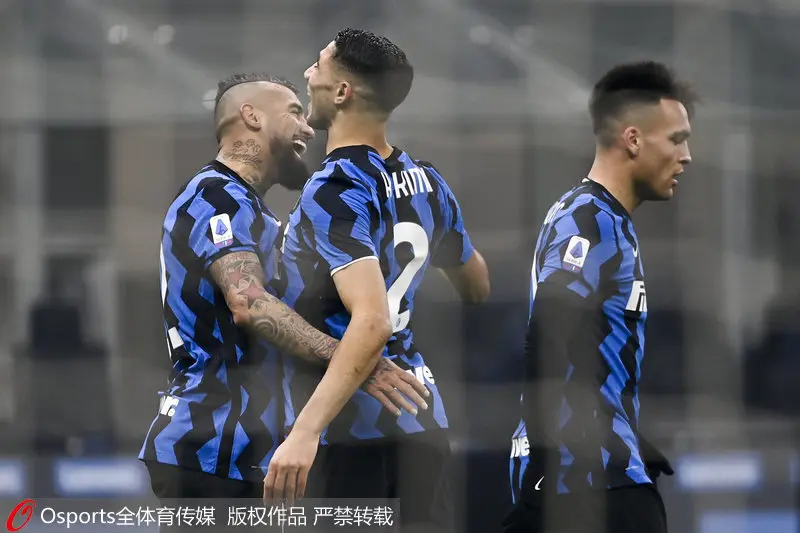 意甲-C罗进球被吹比达尔破门 国米2-0尤文