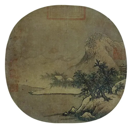 宋代小品画：范宽风格山水小品画