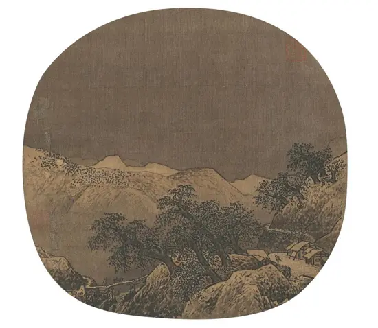 宋代小品画：范宽风格山水小品画