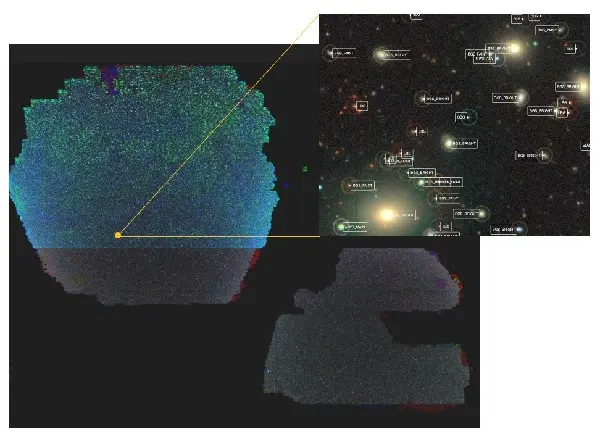 中外科学家联合发布20亿天体巨幅宇宙二维天图