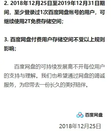 百度网盘再出新招！21日前不登录将收回免费空间！这是要充钱？