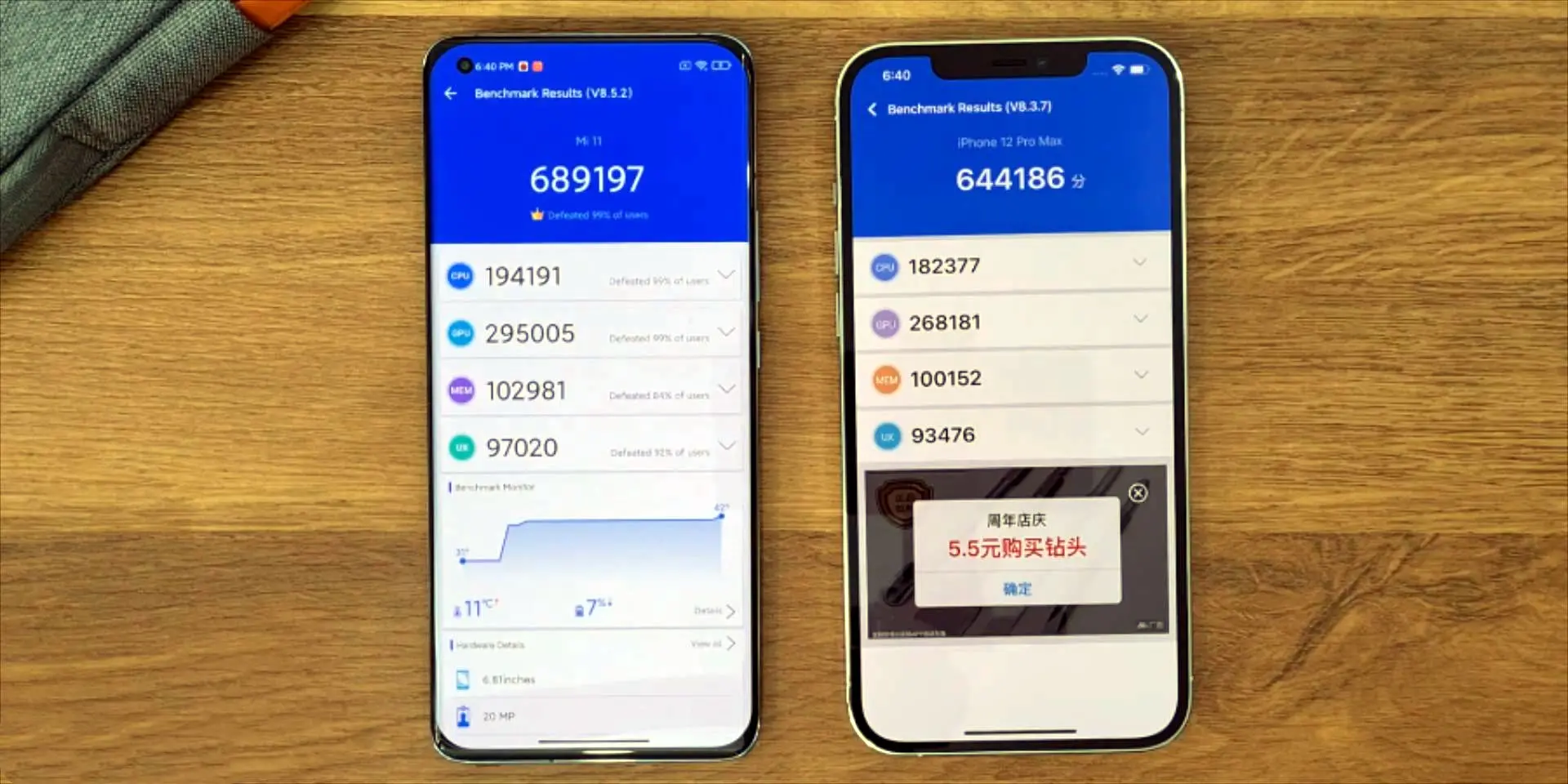 小米11和iPhone12ProMax真机对比：差价5千谁更值得买？