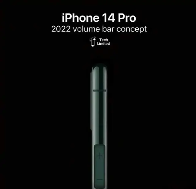 iPhone14 Pro渲染图曝光，采用无孔设计，取消音量键和充电接口