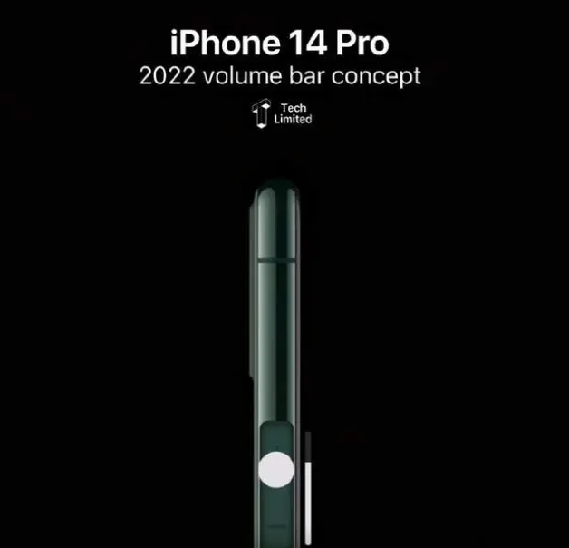 iPhone14 Pro渲染图曝光，采用无孔设计，取消音量键和充电接口