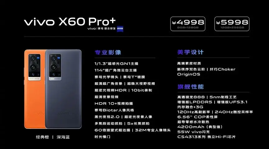 配置太坑！5千块超大杯vivoX60Pro＋相机大升级，得分或远超苹果