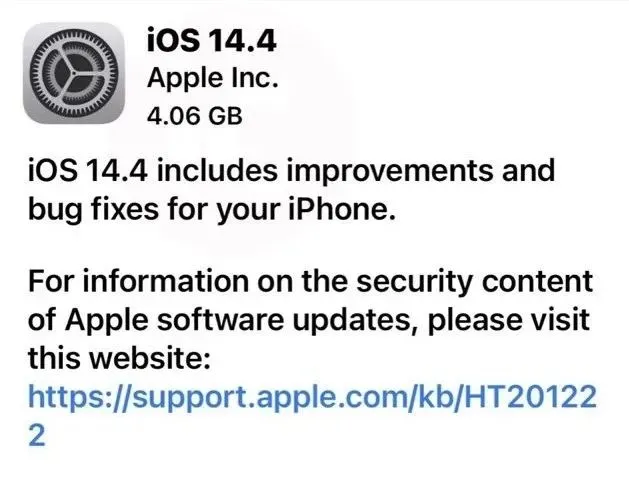 iOS 14.4 RC 推送，有什么新功能？