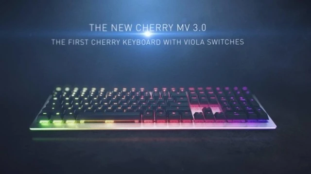 CHERRY MV 3.0键盘发布：自清洁V型接触系统