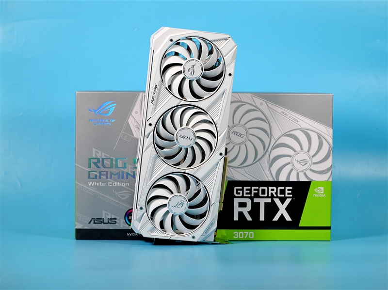 ROG STRIX GeForce RTX 3070 WHITE白色限量版评测：烤机只有60度