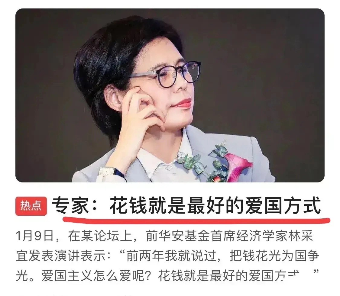 经济学家林采宜博士：把钱花光，为国争光！马光远：请说点人话！