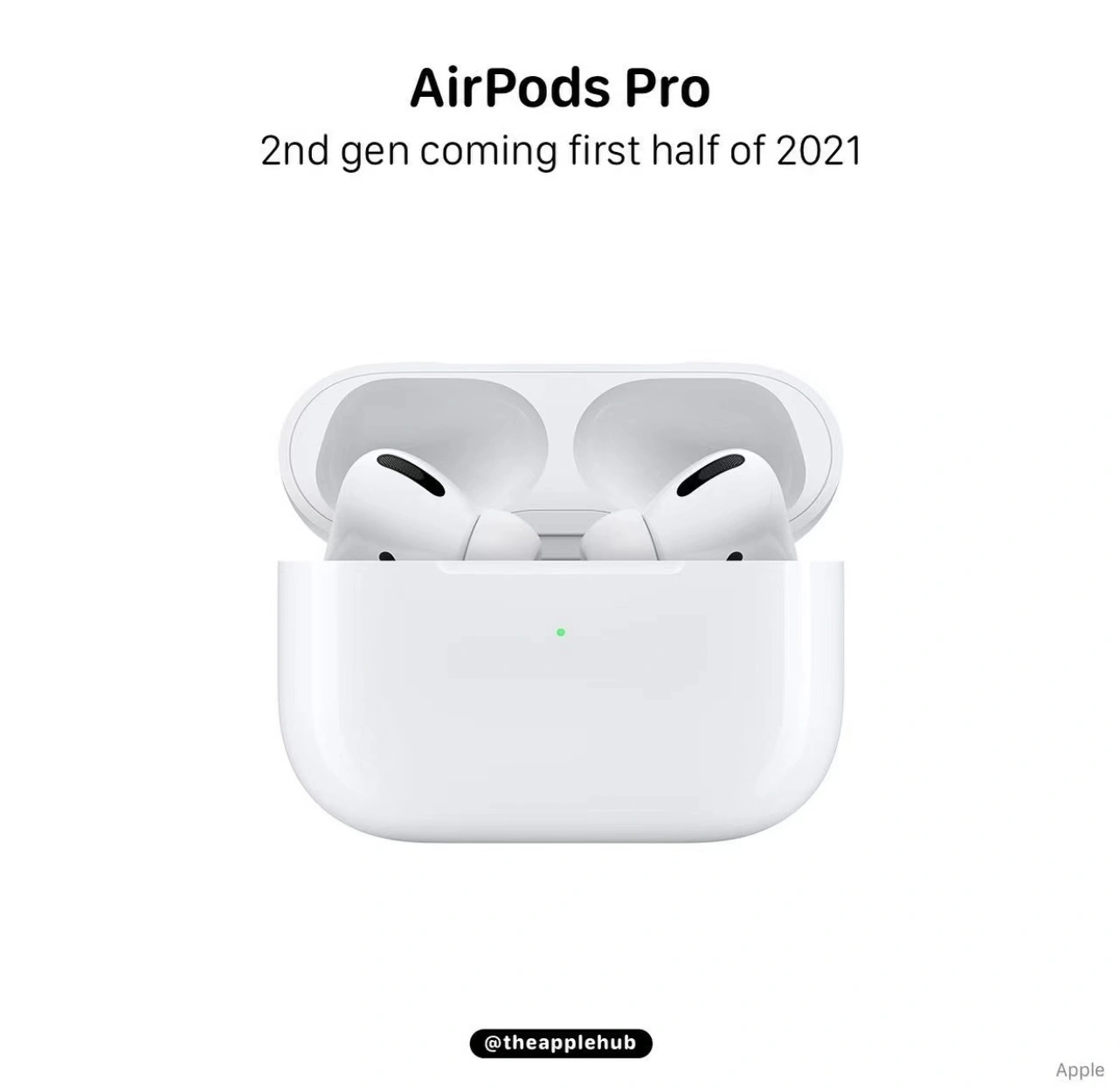 苹果有望在2021年上半年推出第2代AirPods Pro